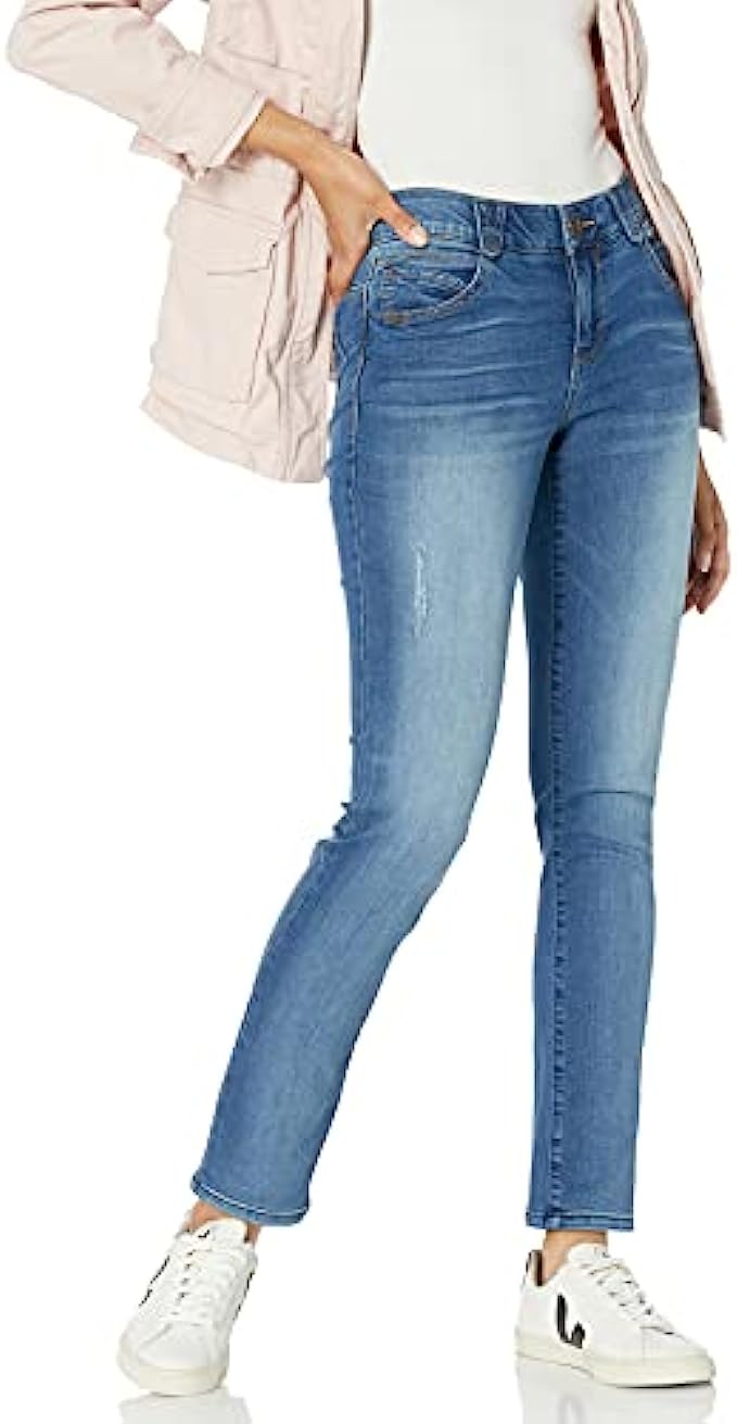 Democracy womens &quot;Ab&quot;solution Straight Leg Jean