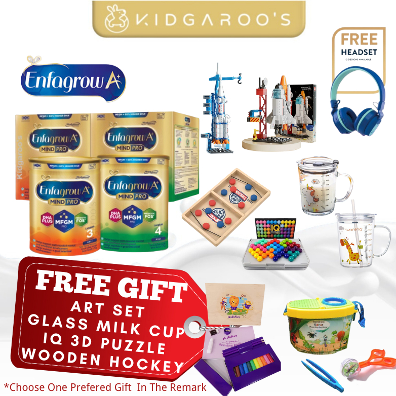 Enfagrow A+ Stage 3/ Stage 4, 1.74Kg /2.32Kg/ 3.48Kg REFILL Pack [Import From Malaysia]